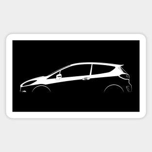 Ford Fiesta ST Mk VII Silhouette Sticker